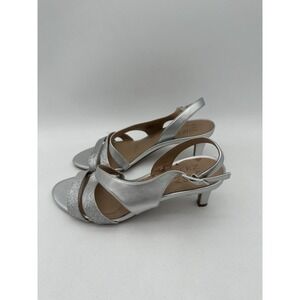 Naturalizer Taimi Silver Dressy Sandal 6.5 M